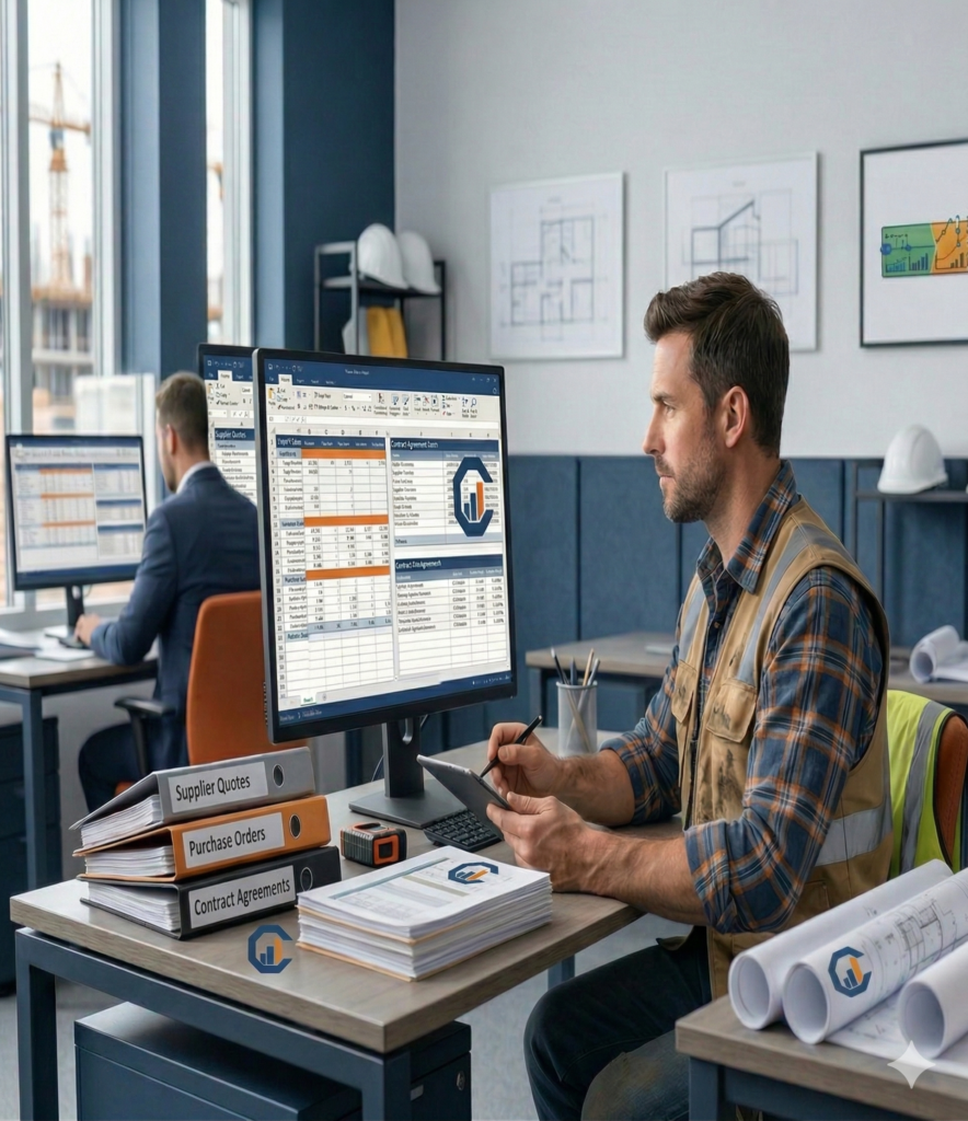 Control de costos de materiales en construcción con análisis de presupuesto